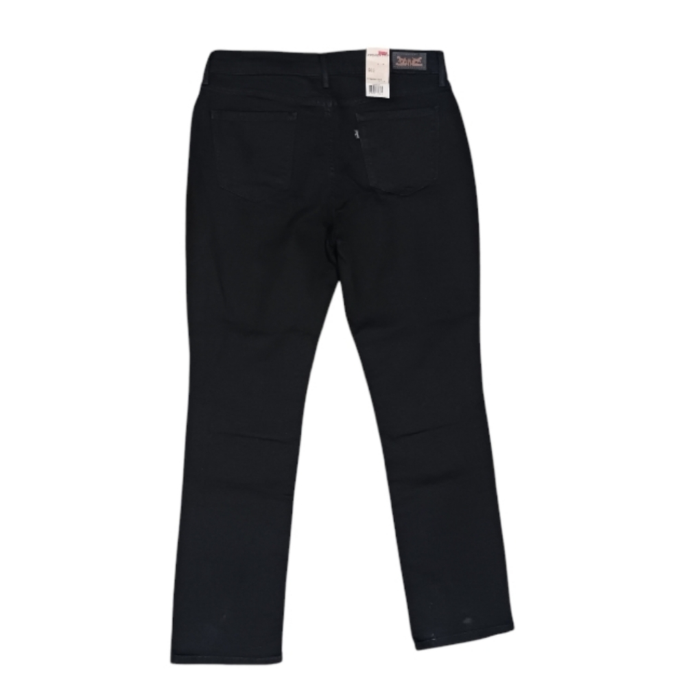Levi's 505 Straight Leg Soft Black Jeans - Picture 5 of 11